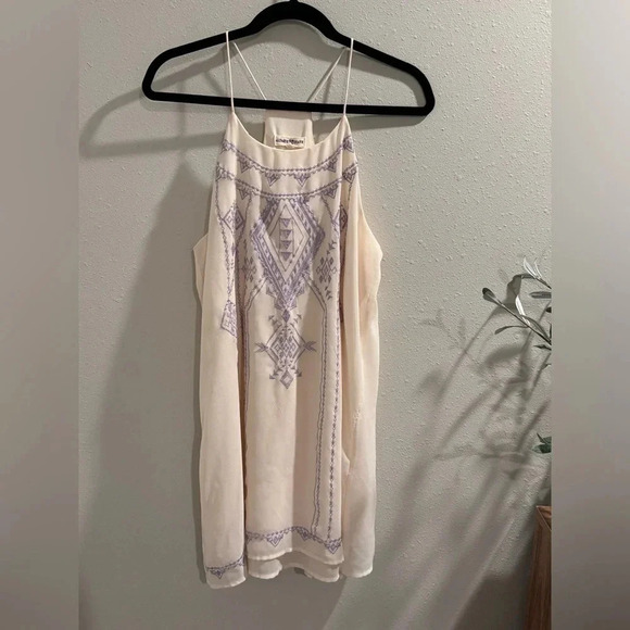 Altar’d State Embroidered Mini Dress Size Medium - Picture 1 of 8